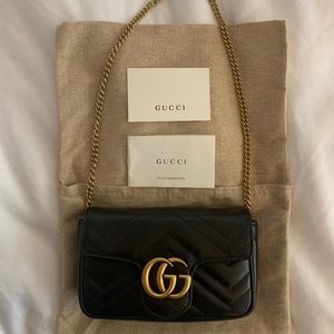 GG Marmont matelassé leather super mini